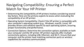 Connectivity&Compatibility:EnsuringSeamlessPrinting